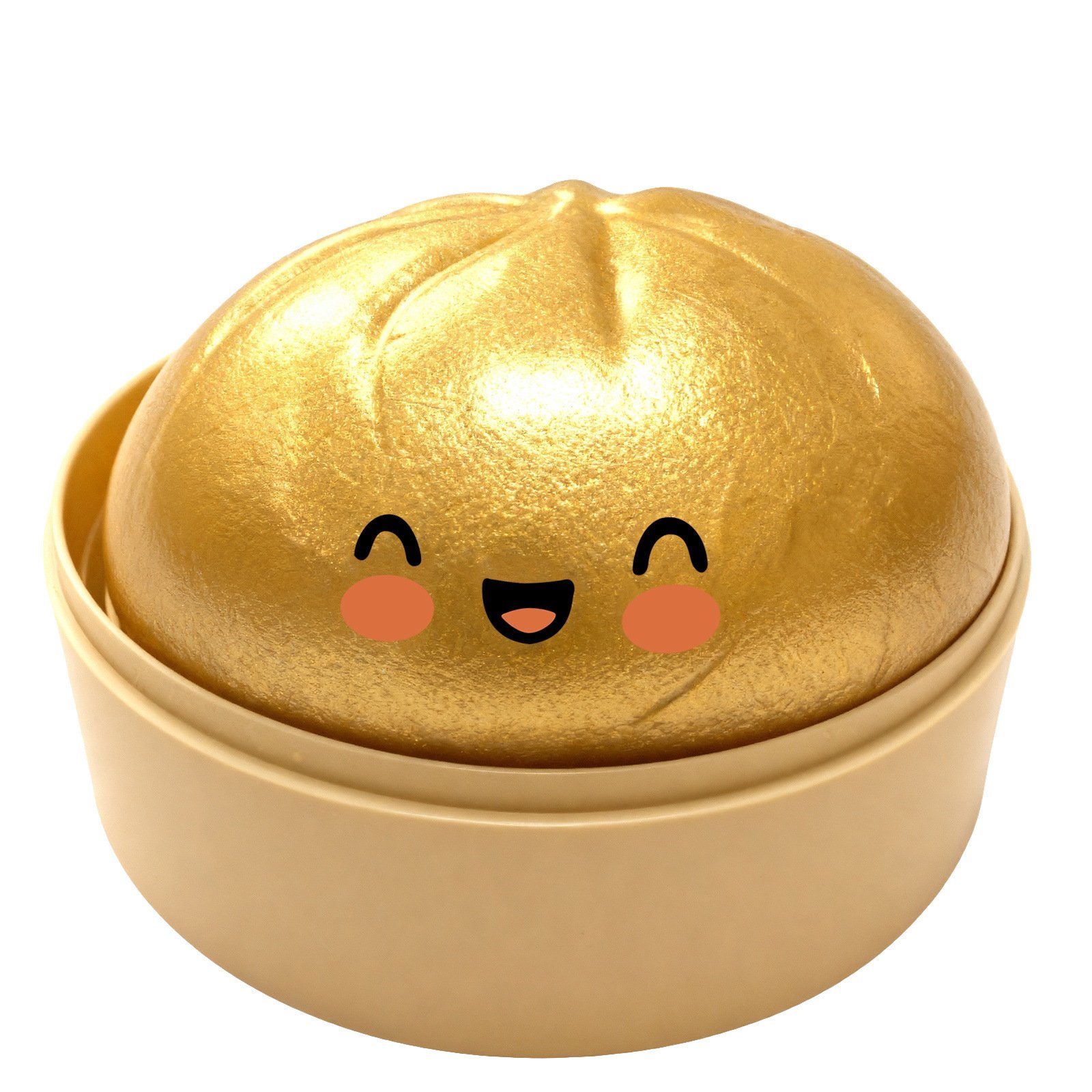 Smiley Bao Squishy – Slow-Rise Stress Reliever - Image 3