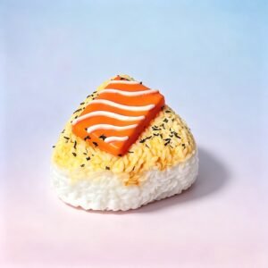 Salmon Onigiri Glitter Squishy