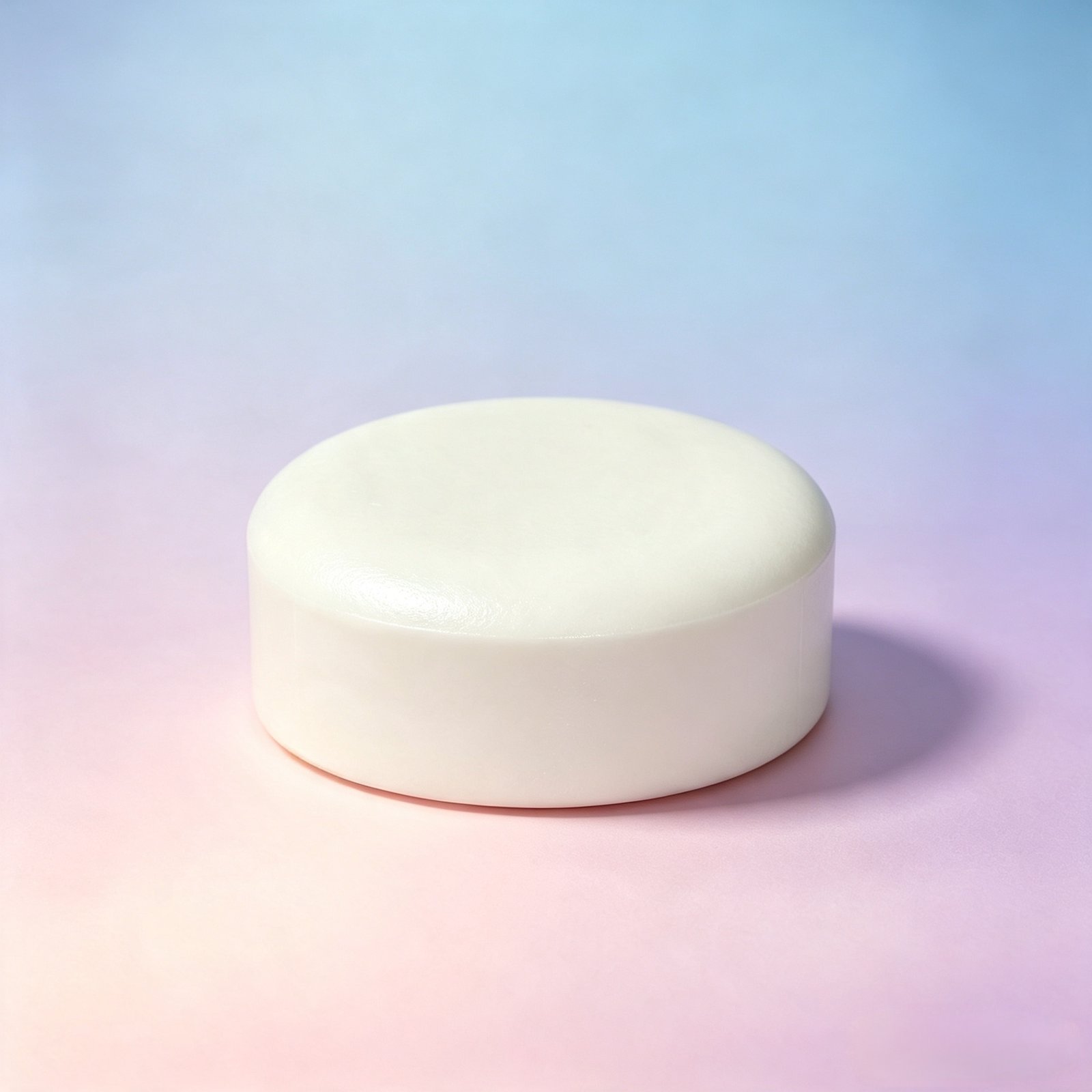 Mochi Mood Squishy – Slow-Rise White Rice Cake Stress Toy with Creamy Yogurt Texture